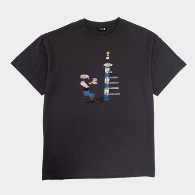 Bavarian Caps T-Shirt Popeye haut den Lukas Print Bio-Baumwolle BC Logo Regular
