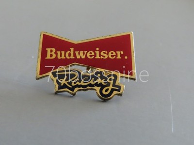 BUDWEISER RACING LOGO NHRA DRAG RACING HAT PIN LAPEL PIN