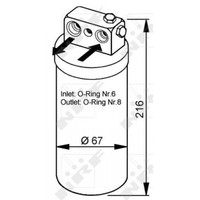 Trockner, Klimaanlage Easy Fit Nrf 33104 FüR Opel Omega B