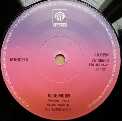 The Marcels / Big Dee Irwin - Blue Moon / Swinging On A Star
