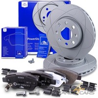 ATE Powerdisc Bremsscheiben Ø257 +BelÄGe Vorne FÜR Opel Adam Corsa D RPO JQ3 JQ4