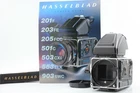[Mint] Hasselblad 203FE Film Camera Body + PM45 Finder + E12 IV Back from Japan