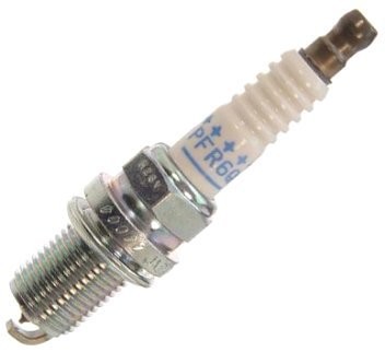 NGK Fits PFR6Q Laser Platinum Spark Plug - 14mm Thread, Resistor, Stock # 6458