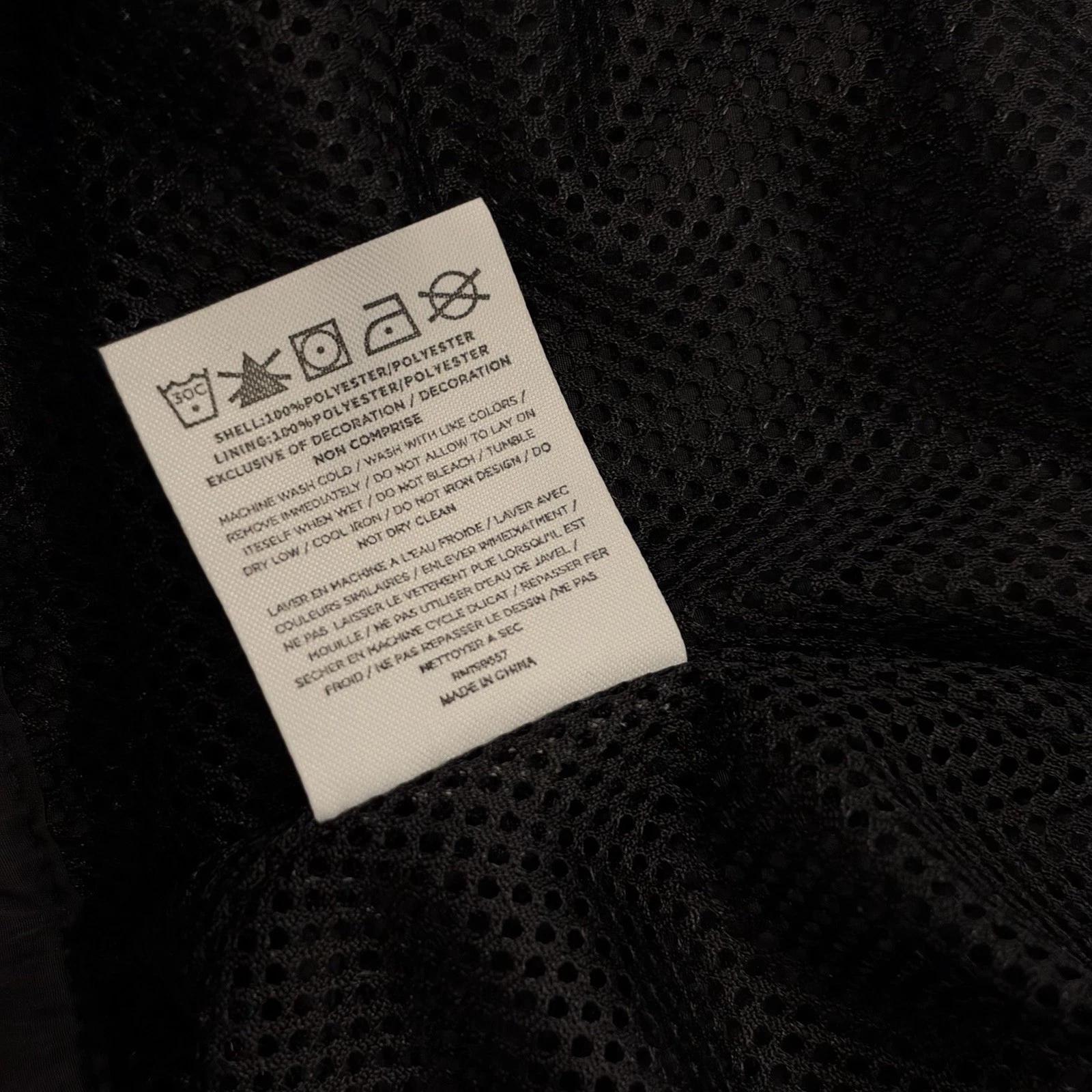 NEW Malbon Golf x TaylorMade Stealth Component Nylon Jacket Black Size XL RARE! - product detail image 10