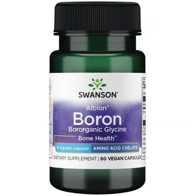 Bor 6 mg 60 Kapseln Albion Bororganisches Glycin Swanson