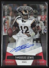 Thaddeus Lewis Rookie 2010 Certified Mirror Red Signatures /250 #266 Rams