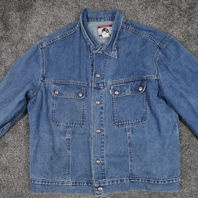 Levi's Denim Trucker Jacke Silver Tab Blau Gr. XL Herren Vintage Taschen Chore