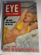 MARILYN MONROE - EYE 08/53 GREAT COLOR WRAP AROUND COVER MAGAZINE SUPER NICE!