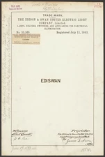 Edison Swan United Electric Light Company, Limited. Ediswan brand Lamps,