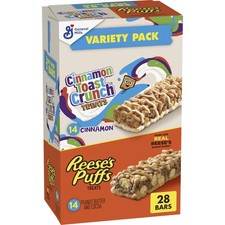 Cinnamon Toast Crunch Cereal Treat Bars Variety Pack, 28 Count
