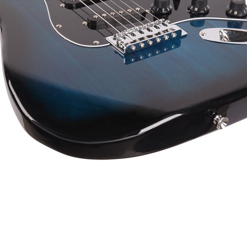 GST Stylish Electric Guitar Kit with Black Pickguard Dark Blue - Picture 7 of 16