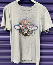 Vintage Grateful Dead Shirt S 1982 Rick Griffin 18x26 Skull Wings Rare 80s USA