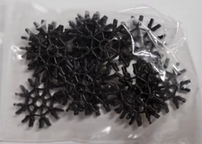 14 Knex Black Connectors 8 Way Position Standard K'nex Parts Lot #0034