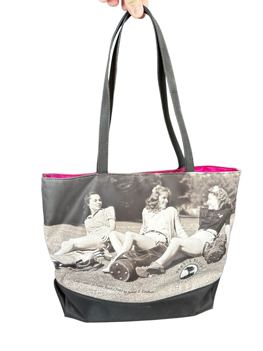 PEBBLE BEACH レディースキャディバッグ Pebble Beach Golf Lady Caddies 1942 Tote Bag Excellent