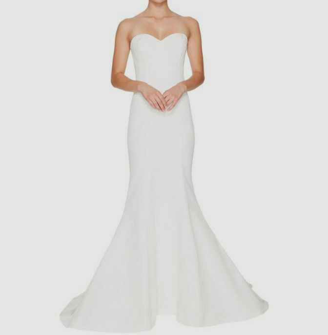 nicole miller pleated sweetheart dress Nicole Miller New York Nicole Miller Sweetheart Lace Dress
