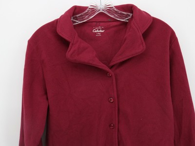 red fleece jacket womens