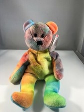 Ty Beanie Bear Garcia 1993 Retired PVC Multiple Errors Mint Condition Rare