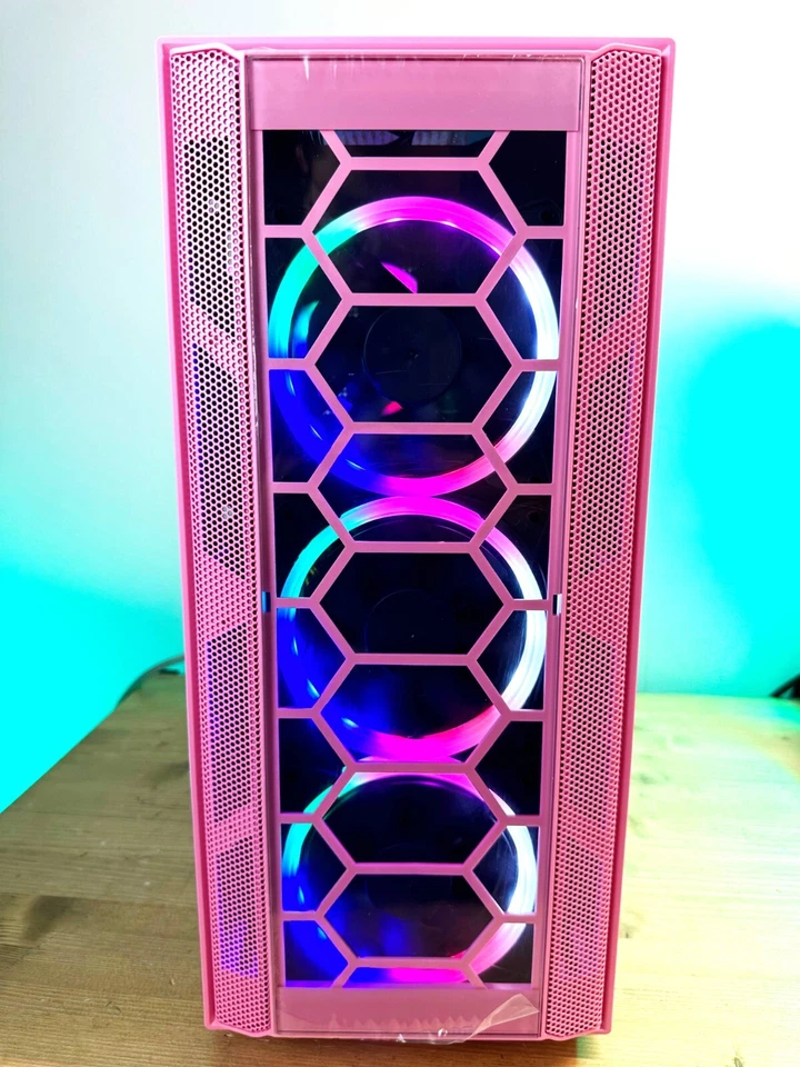 PINK Custom Desktop Gaming PC Intel Core i5 - 8GB Nvidia Quadro K2000 500GB - Image 3 of 4