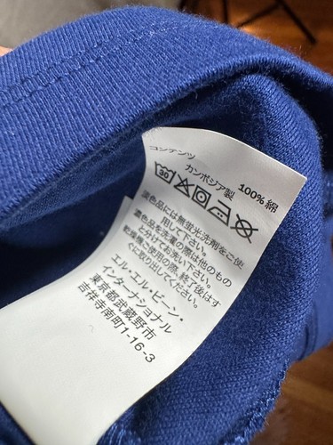 L.L.Bean Neu Damen Blau Weich Baumwolle Langarm Shirt Top Größe XL Schalkragen - Bild 10 von 10