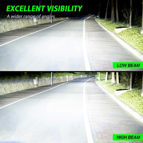 NOVSIGHT H11 LED Headlights Low Beam Bulbs Kit Super Bright 6500K White 22000LM - Picture 12 of 14
