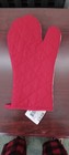 NWT - FLOMO fabric Kitchen Rt. Oven Mitt (12") POINSETTIA & CHRISTMAS cotton fab — photo 3
