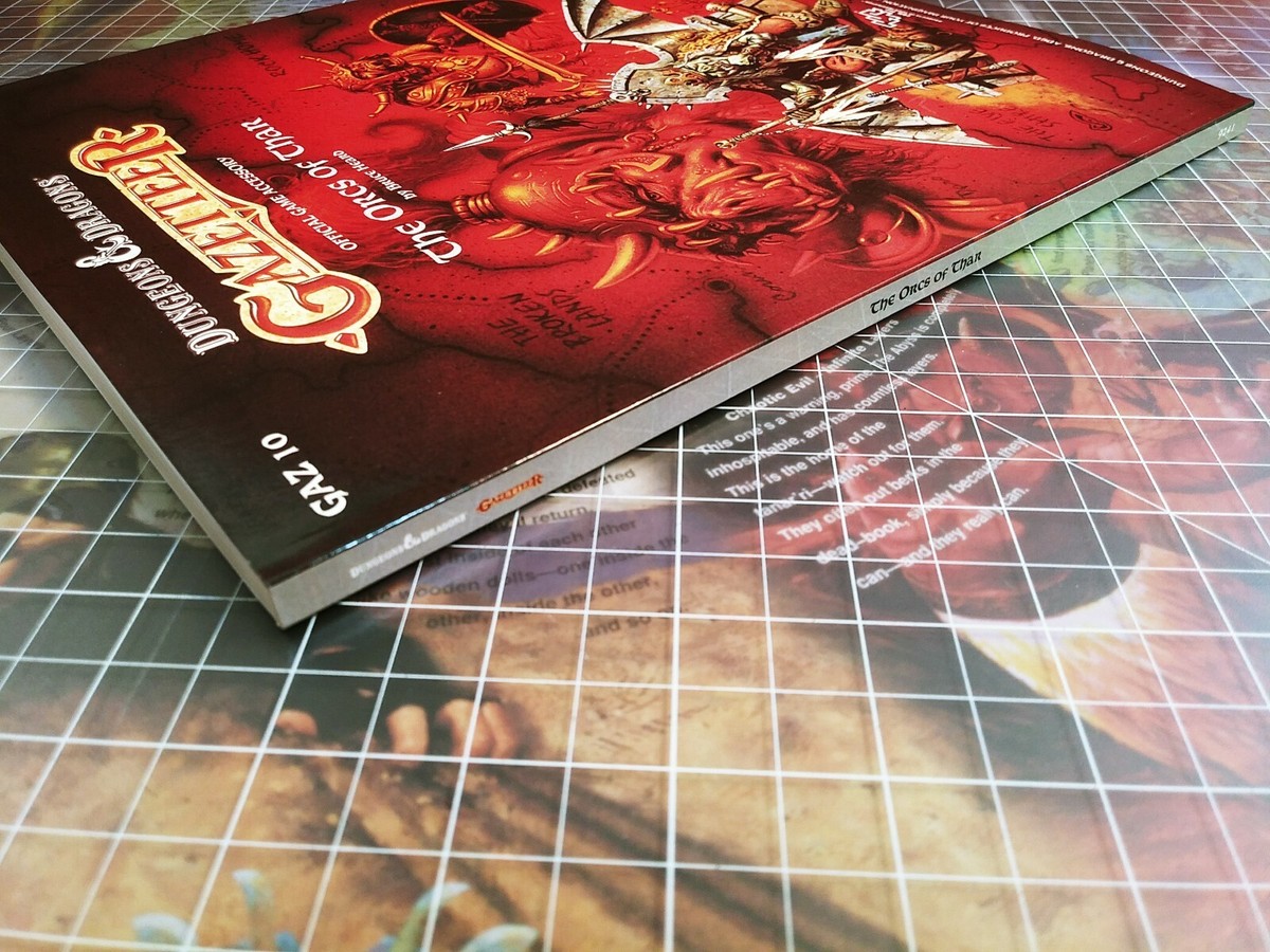 GAZ10 The Orcs of Thar - Dungeons & Dragons - Gazetteer - D&D