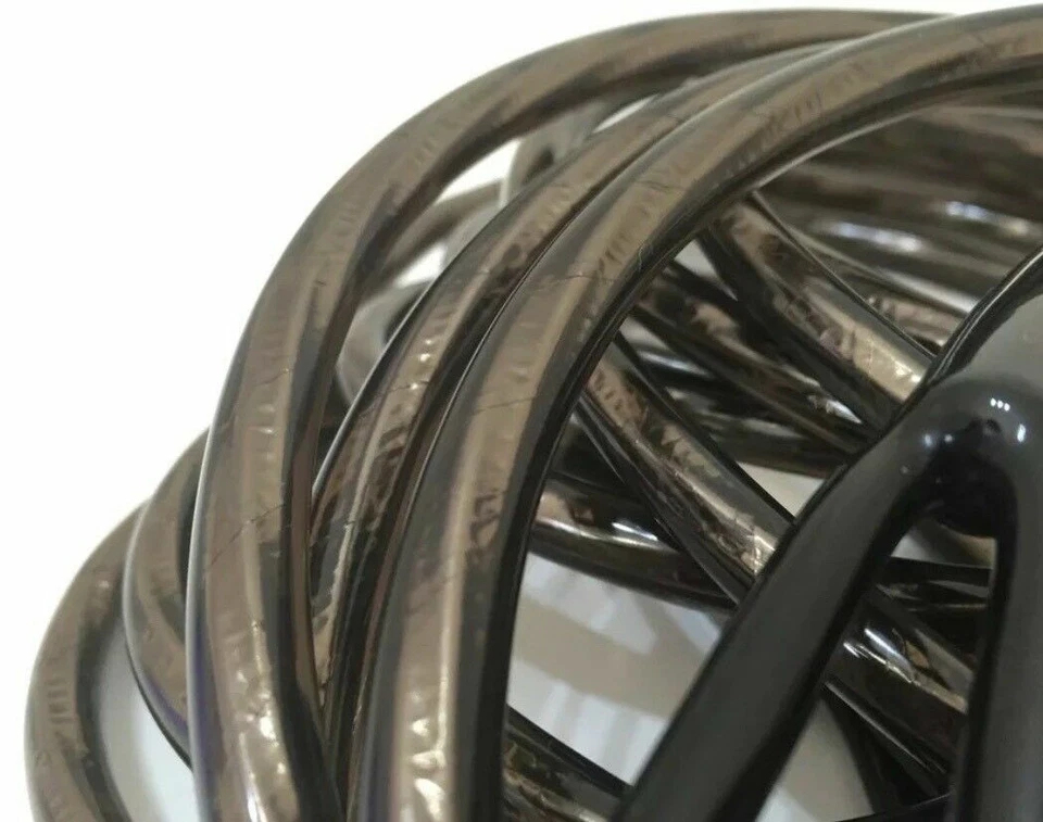 5M RCA Meter Fully Shielded Mono Super High Quality THICK Black Clear Lead Car - Image 4 of 4