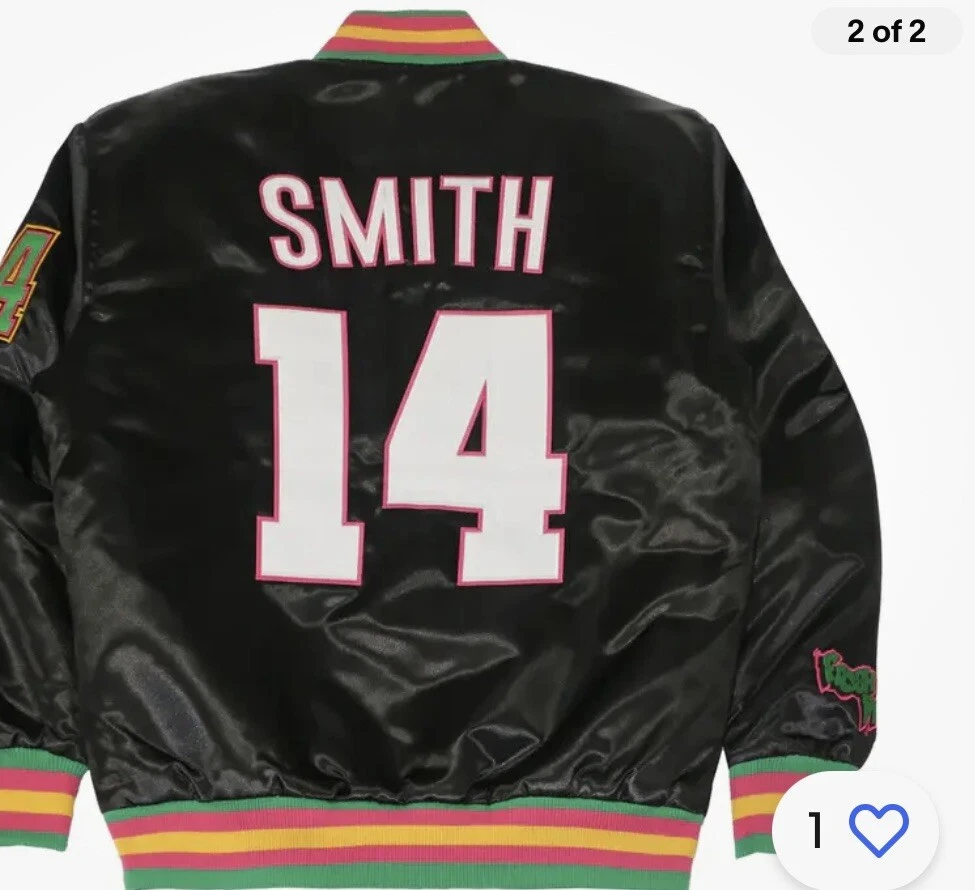 Men's Headgear Classics. The Fresh Prince of Bel Air Jersey Satin Jacket S.7XL - product detail image 2
