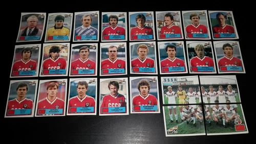 EURO 88 SSSR Russia CALCIATORI PANINI Europa SCEGLI figurina recuperata da album