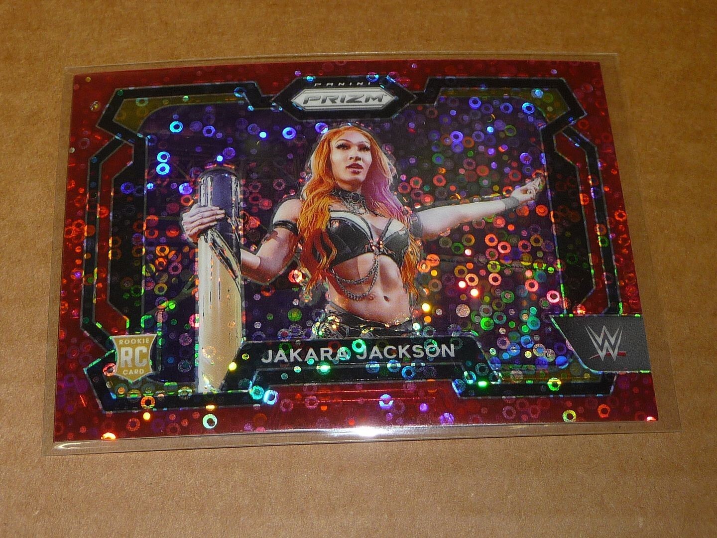 2024 Panini Prizm WWE WRESTLING UNDER CARD RED JAKARA JACKSON 66/99 O7623
