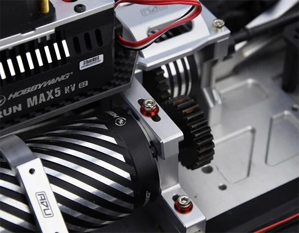 Alloy 7075 Motor Mount HOBBYWING 56 58 For LOS252058 For 1/5 LOSI DBXL-E 1.0 2.0 - Image 2 of 4