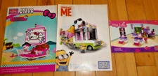 Mega Bloks Desicable Me, Hello Kitty, My Life Instruction Manuals Only See Pics