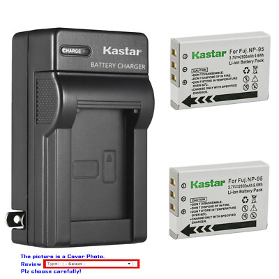 Kastar Battery Wall Charger for Fujifilm NP-95 BC-65N Fuji FinePix F31fd Camera