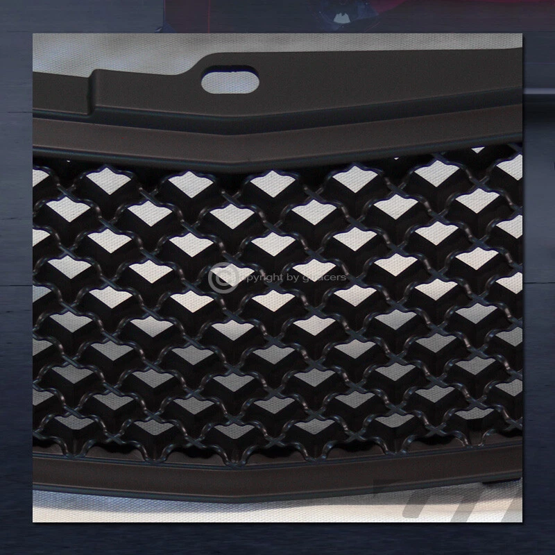 Para Chevy Impala 2000-2005 negro malla de lujo capó delantero parachoques parrilla ABS Foto 4 de 4