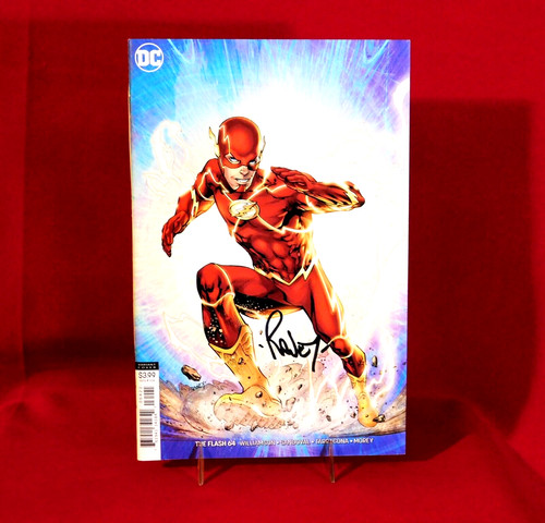 THE FLASH #64 VARIANT EDITION SIGNED BY ARTIST TOM RANEY