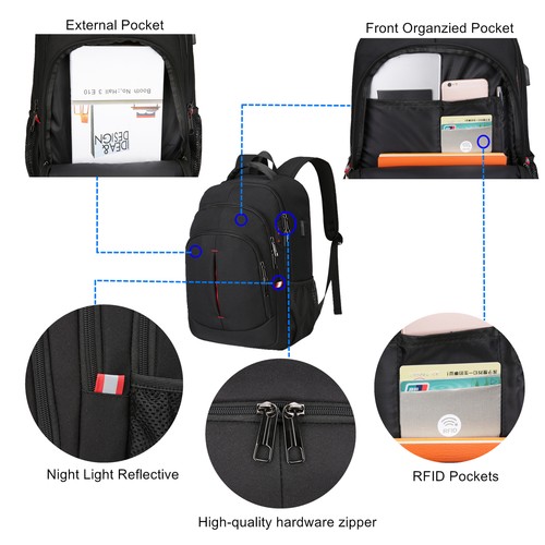 50L Rucksack Wasserdicht Freizeit Sport Arbeit Schulrucksack Reiserucksack DHL - Bild 7 von 23