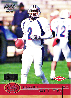#ad #ad 2001 Pacific #523 David Allen 1500 RC $1.75