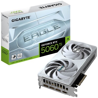 Gigabyte GeForce RTX 5060 Ti EAGLE OC GV-N506TEAGLEOC ICE-8GD GDDR7 PCI-E 5.0x16