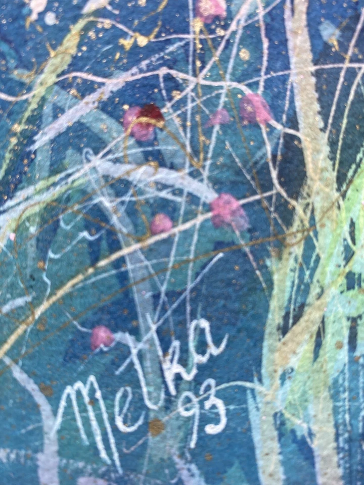 Original Australian Watercolour Painting Metka Skrobar Forest Rainforest Art - image 2 of 4