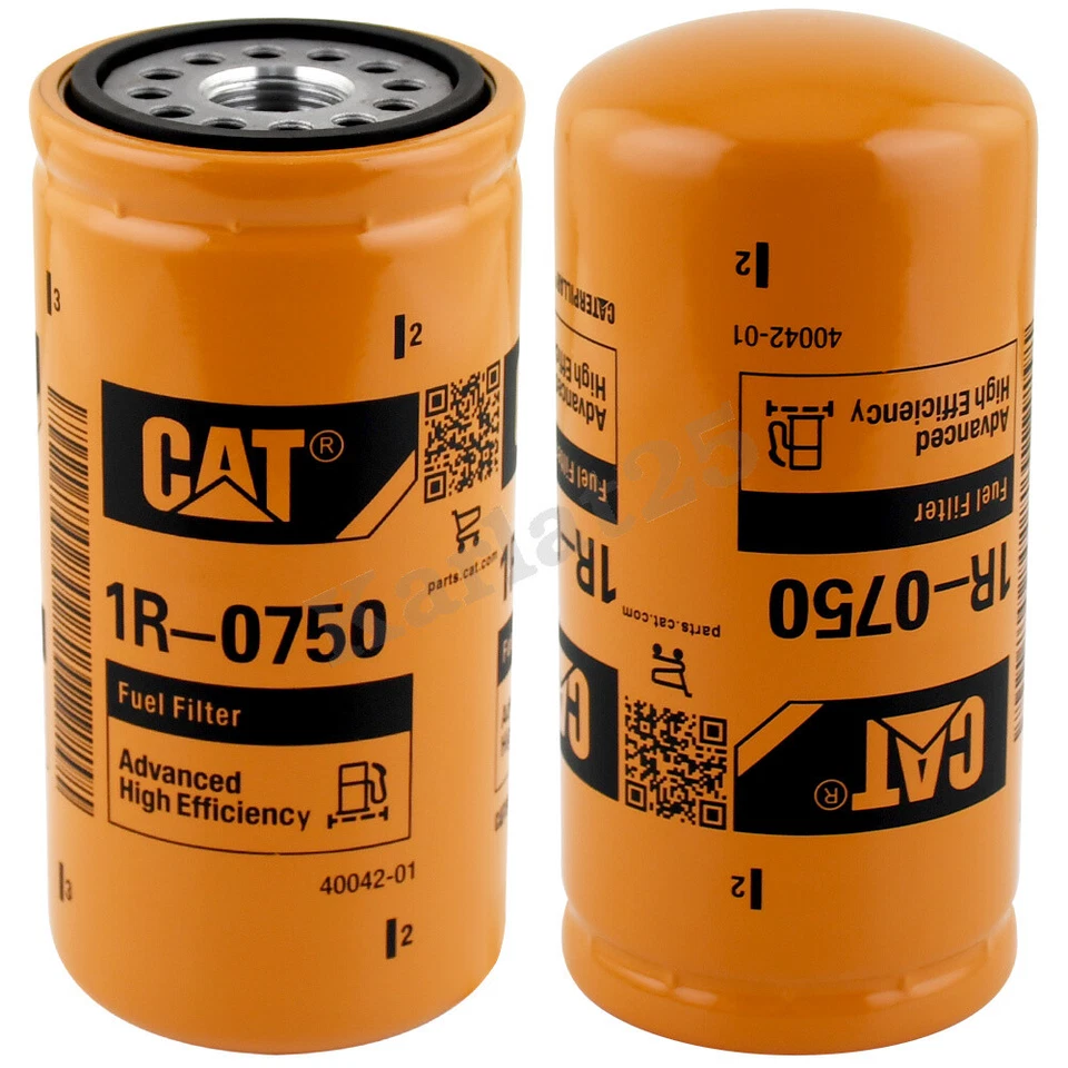 Pack de 6 REEMPLAZO PARA FILTRO DE COMBUSTIBLE CAT 1R-0750 / ORUGA 1R-0750 Foto 3 de 4