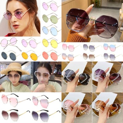 Luxury Rhinestone Square Sunglasses Women Fashion Outdoor 