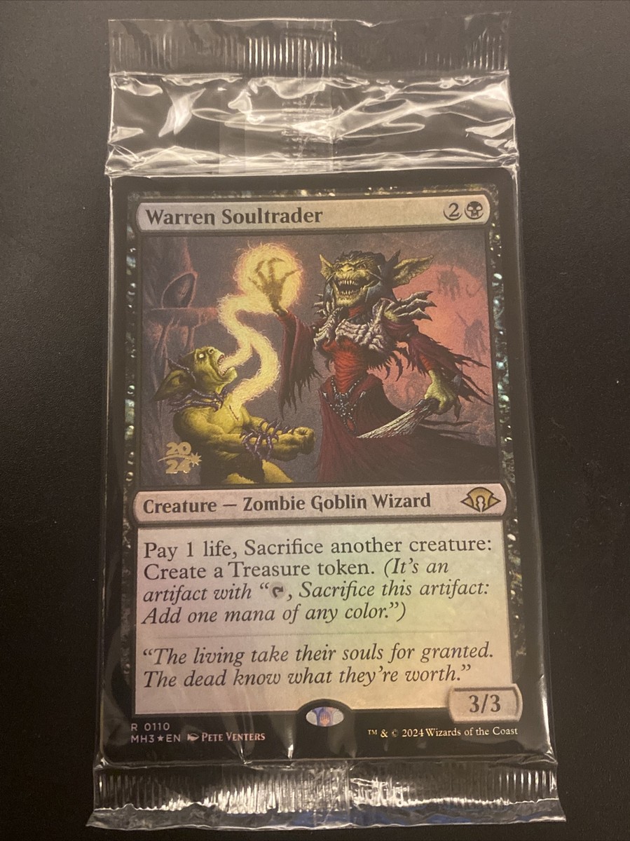 FOIL Warren Soultrader PRERELEASE MTG Modern Horizons 3 MH3 NM