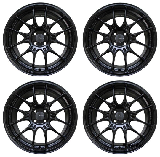 ENKEI GENUINE OEM 17x8.5 +43 4x100 MBK [4 rims wheels ] JDM