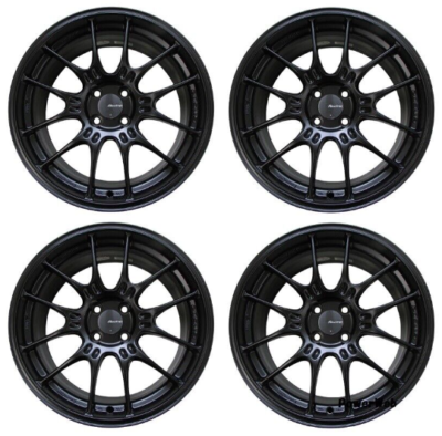 ENKEI GENUINE OEM 17x8.5 +43 4x100 MBK [4 rims wheels ] JDM