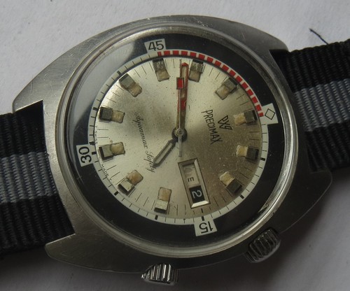 Precimax Aquamax Safety Super Compressor mens wristwatch steel case automatic - Picture 5 of 10