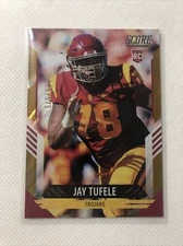 2021 Score Jay Tufele Rookie Lava Parallel 76/575 USC Trojans Jacksonville Jags