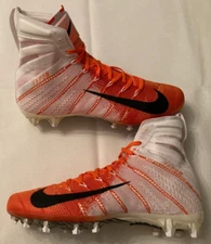 NIKE VAPOR UNTOUCHABLE 3 ELITE ORANGE/WHITE FOOTBALL CLEATS AO3006-118 MENS 12.5