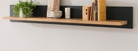 Wandboard Wandregal Regal Eiche Grau BüCherregal Landhaus 150 X 20 Cm Ribera