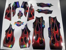 yamaha banshee full graphics kit 2006 ...THICK AND HIGH GLOSS HOLOGRAPHIC