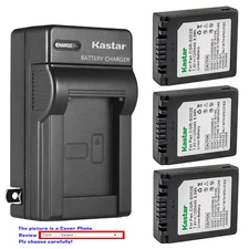 Kastar CGA-S002 Battery Wall Charger for Panasonic Lumix DMC-FZ20PP DMC-FZ20S